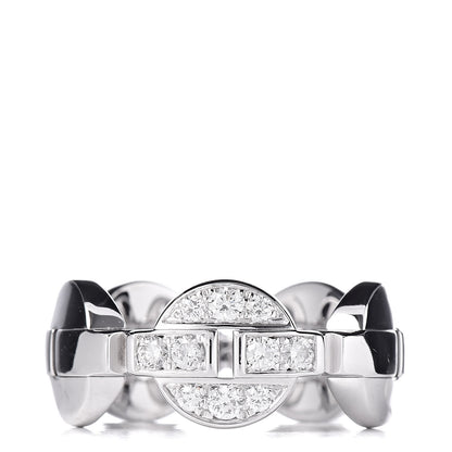 Cartier 18K White Gold Diamond Himalia Ring 52 6 1 of 7