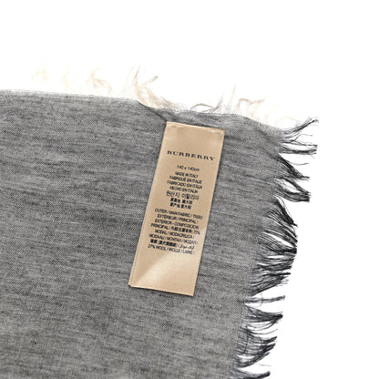 Burberry Modal Wool Relaxed Mega Check Square Scarf  Dark Trench 3 of 3