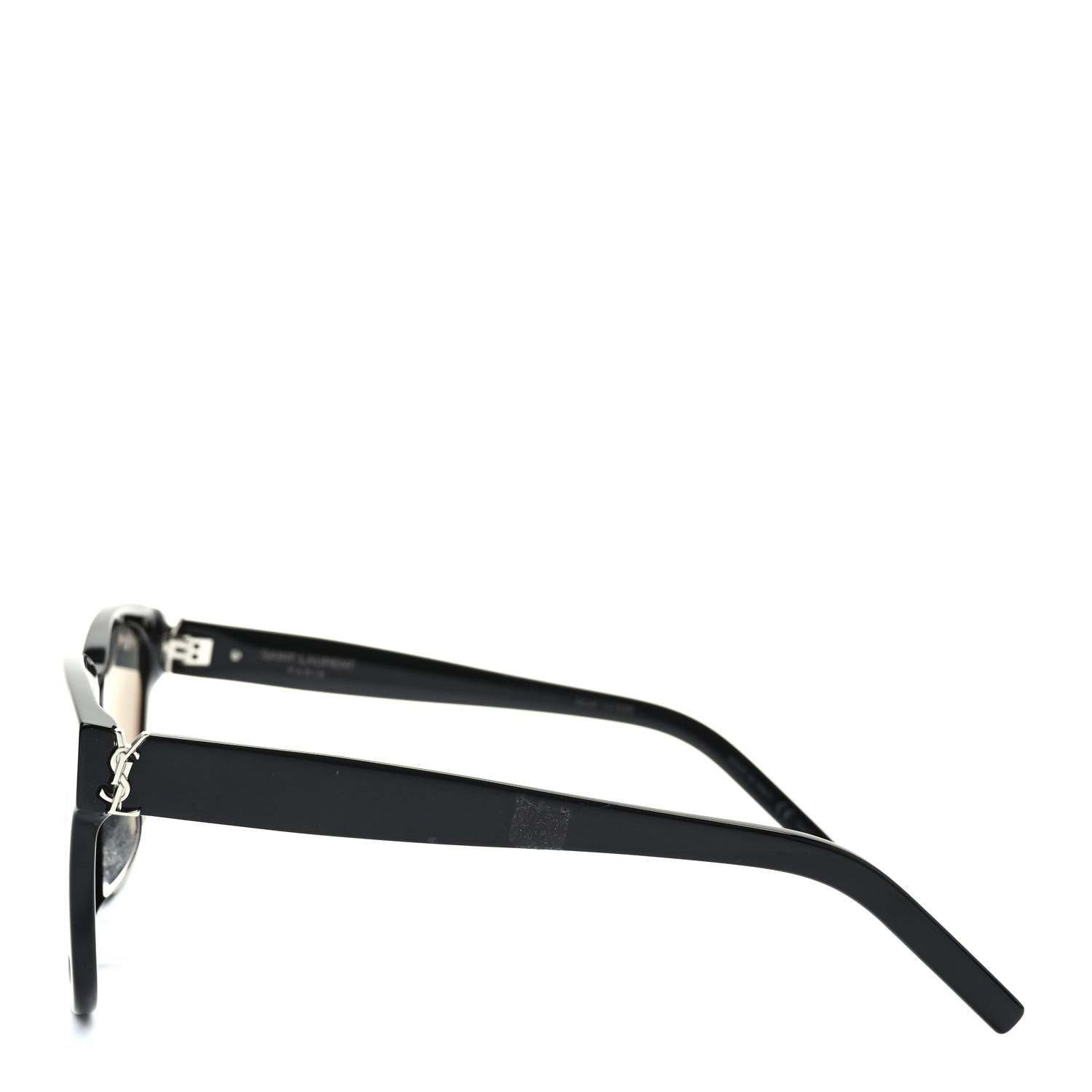 Saint Laurent Acetate Square Sunglasses SL M68 Black 3 of 9
