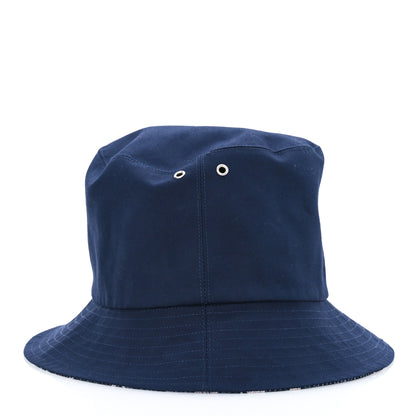 Christian Dior Oblique Reversible Teddy-D Brim Bucket Hat 59 Blue 6 of 14