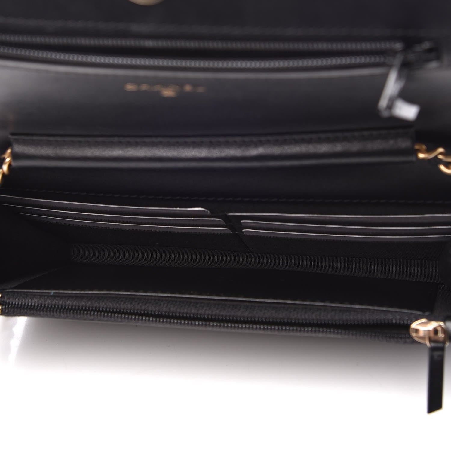 Chanel Caviar Quilted Boy Wallet On Chain WOC Black 5 of 9