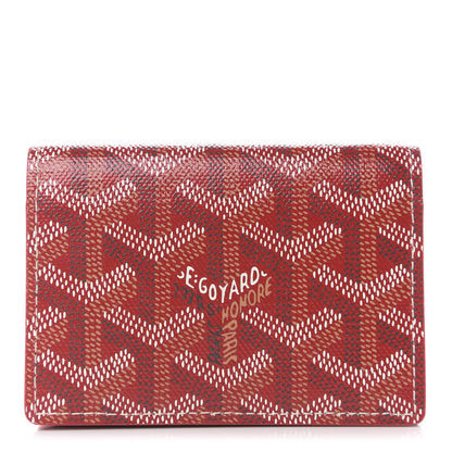 Goyard Goyardine Business Card Holder Red 1 of 5