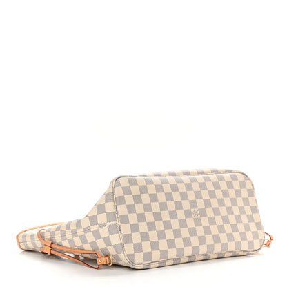 Louis Vuitton Damier Azur Neo Neverfull MM Rose Ballerine 4 of 11