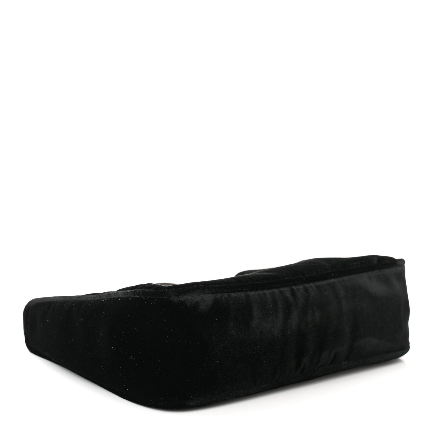 Prada Velvet Nappa Mini Re-Edition Shoulder Bag Black 4 of 12