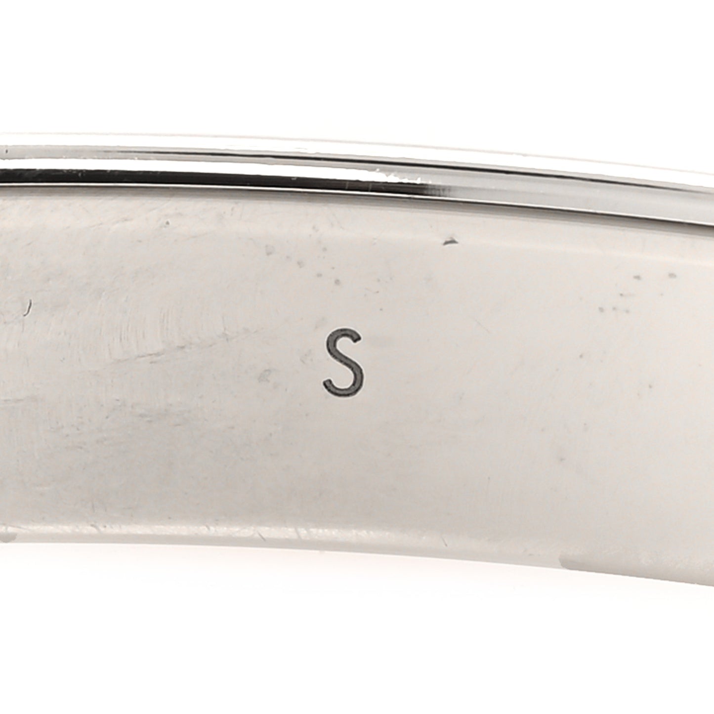 Palladium Monogram Nanogram Cuff S Silver