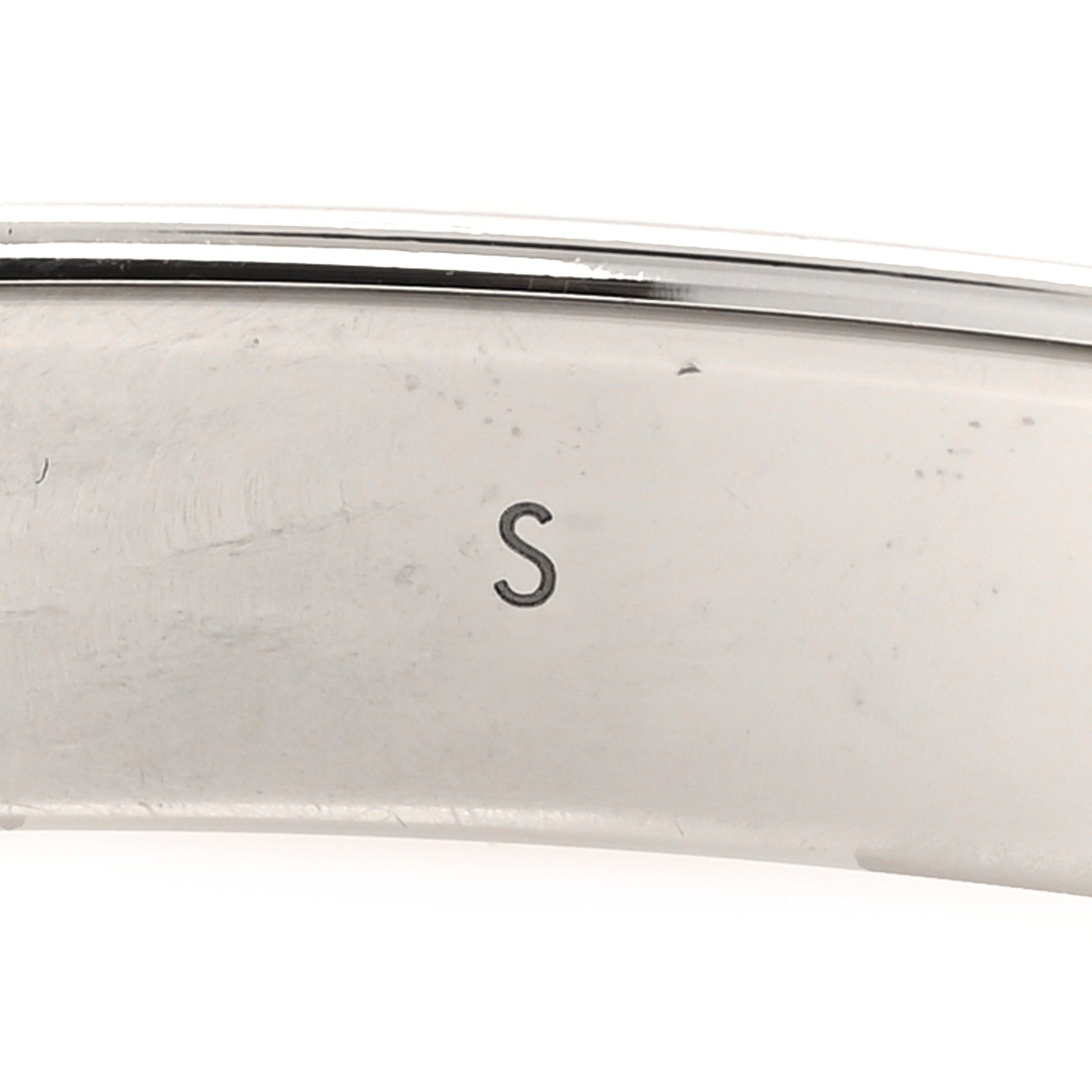 Louis Vuitton Palladium Monogram Nanogram Cuff S Silver 7 of 7
