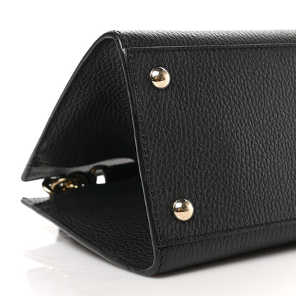 Gucci Dollar Calfskin Medium Soho Top Handle Satchel Black 8 of 9