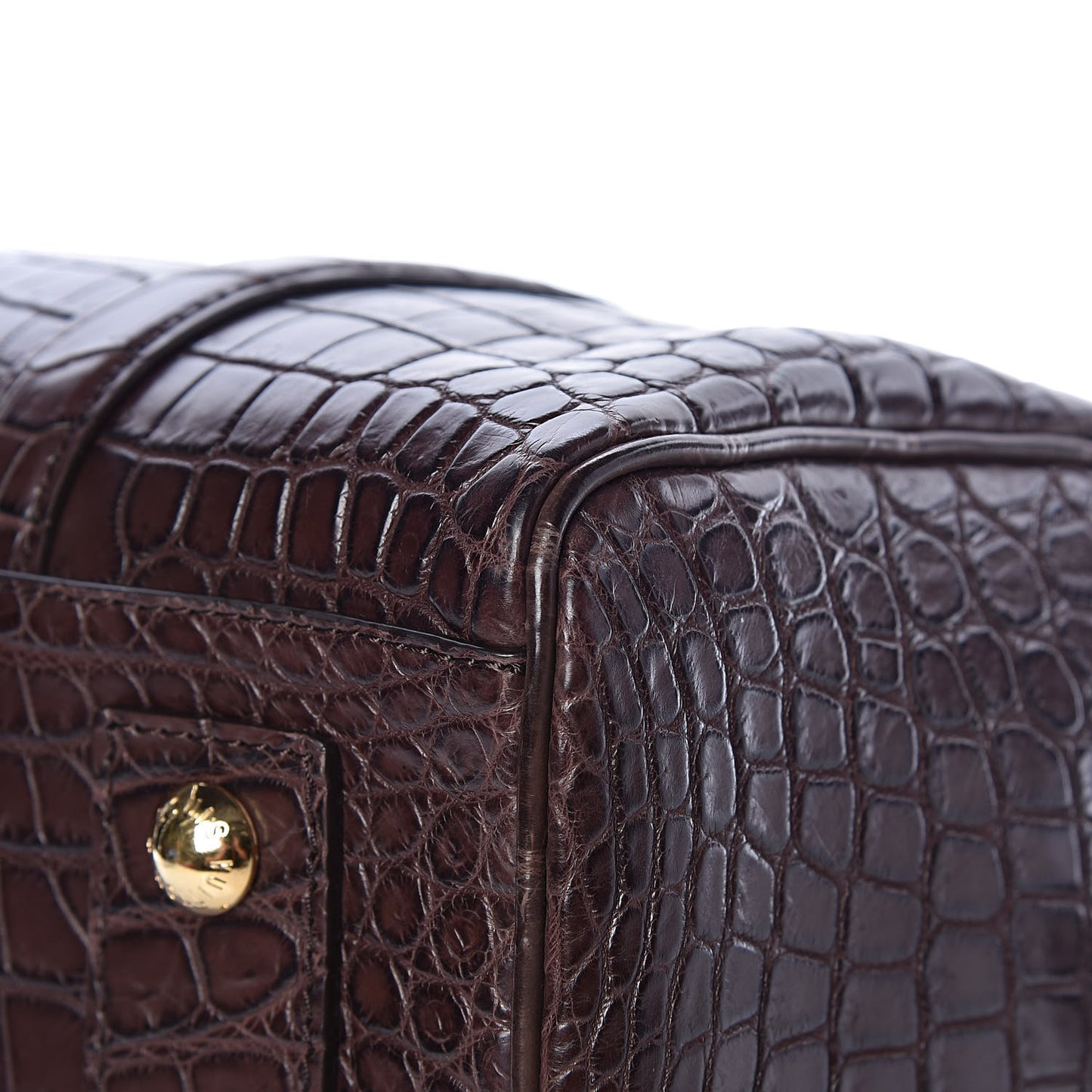 Matte Alligator SC Bag PM Chocolate