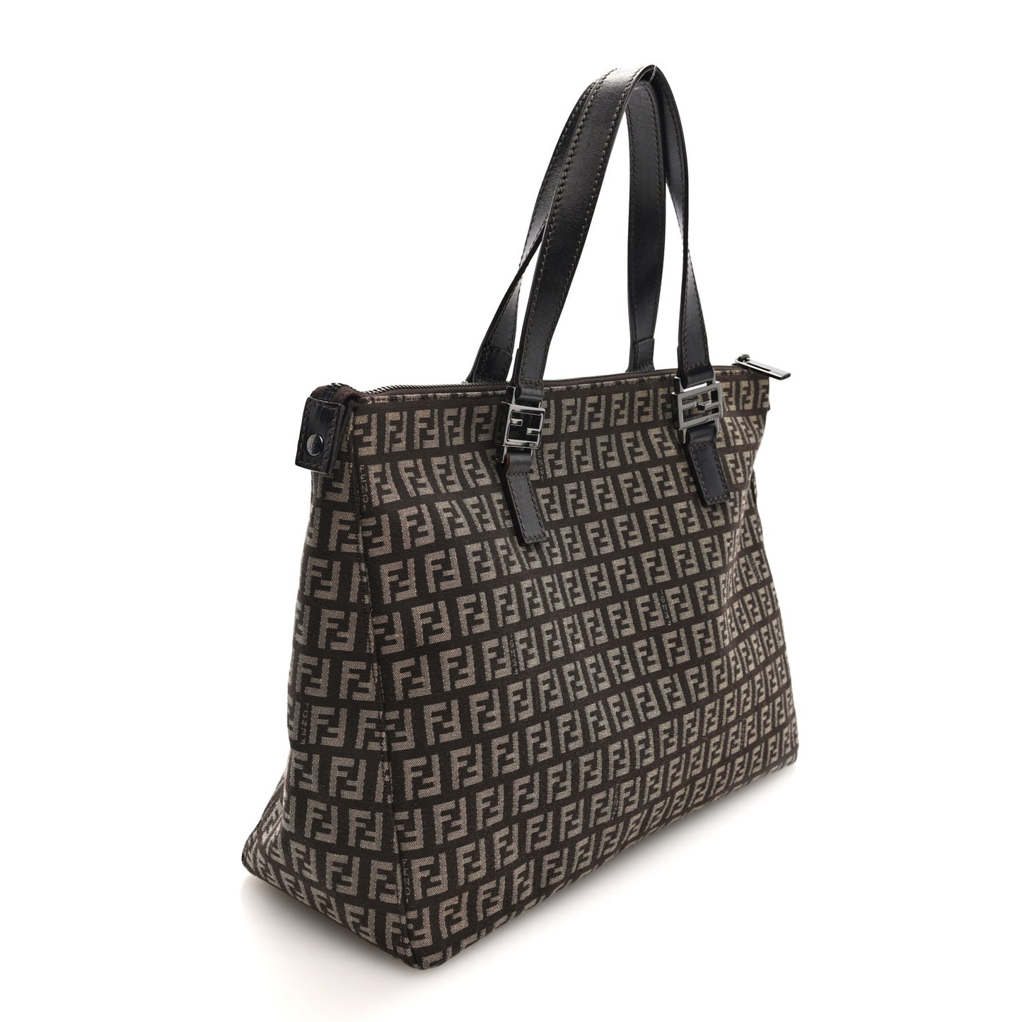 Zucchino Vitello Roll Tote Tobacco