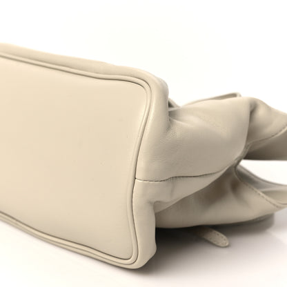 Prada Nappa Small Dada Shoulder Bag Ivory 9 of 9