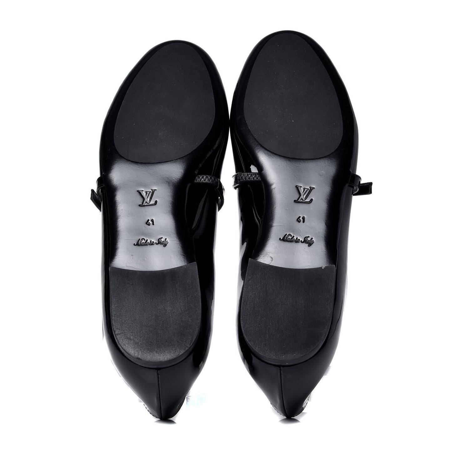 Patent Uniformes Ballet Flats 41 Black