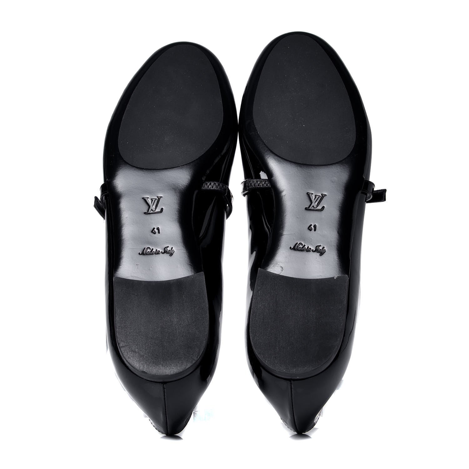 Louis Vuitton Patent Uniformes Ballet Flats 41 Black 5 of 6