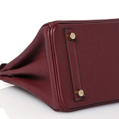 Hermes Togo Birkin 25 Rouge H 9 of 12