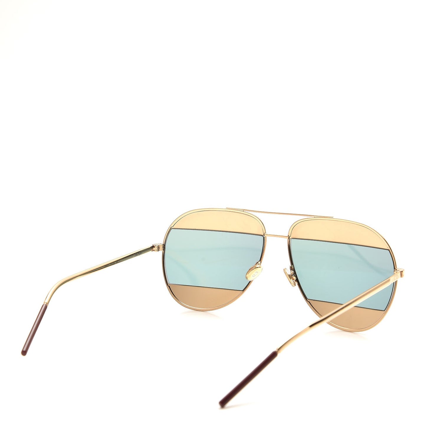 Split 1 Aviator Sunglasses Gold