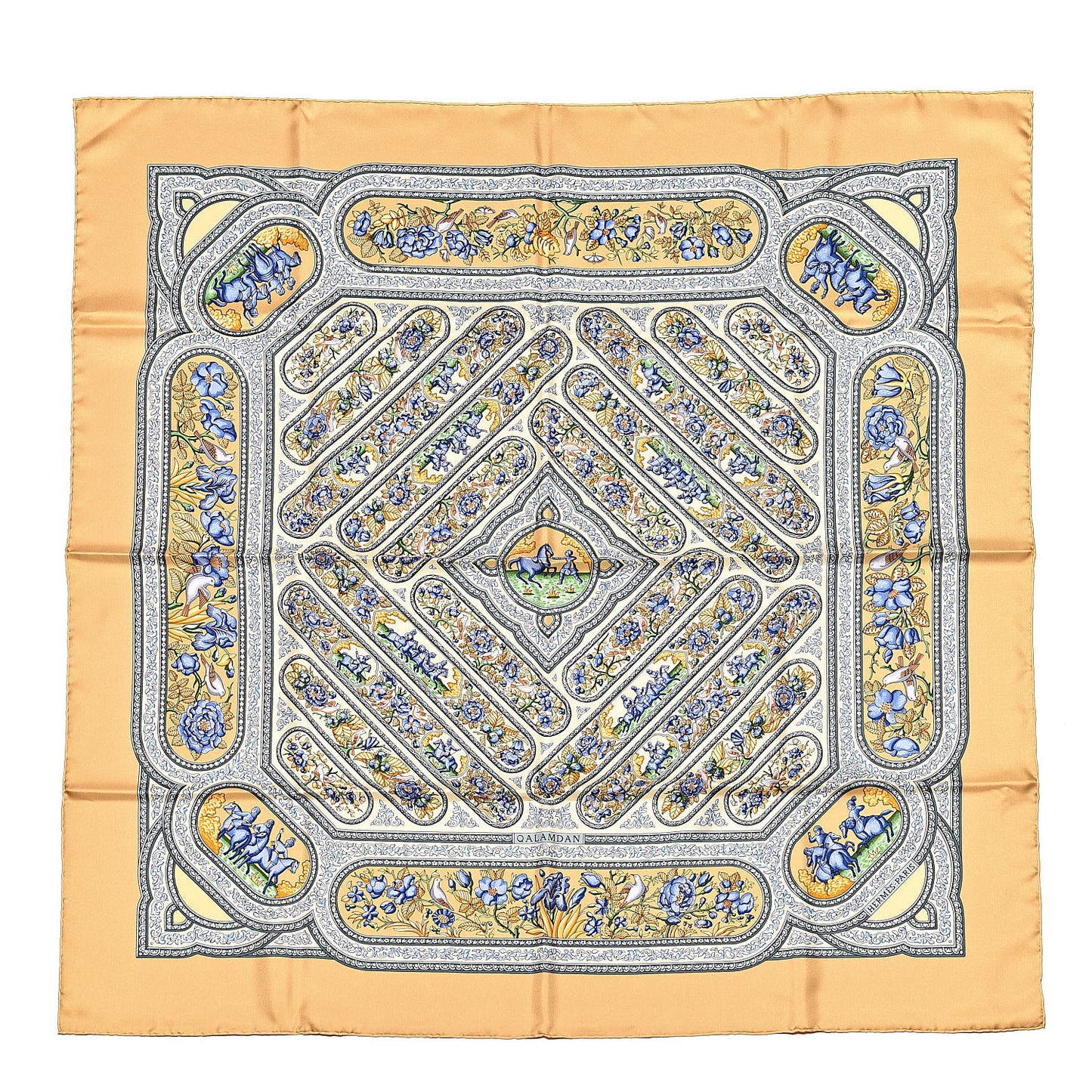 Silk Qalamdan Scarf 90