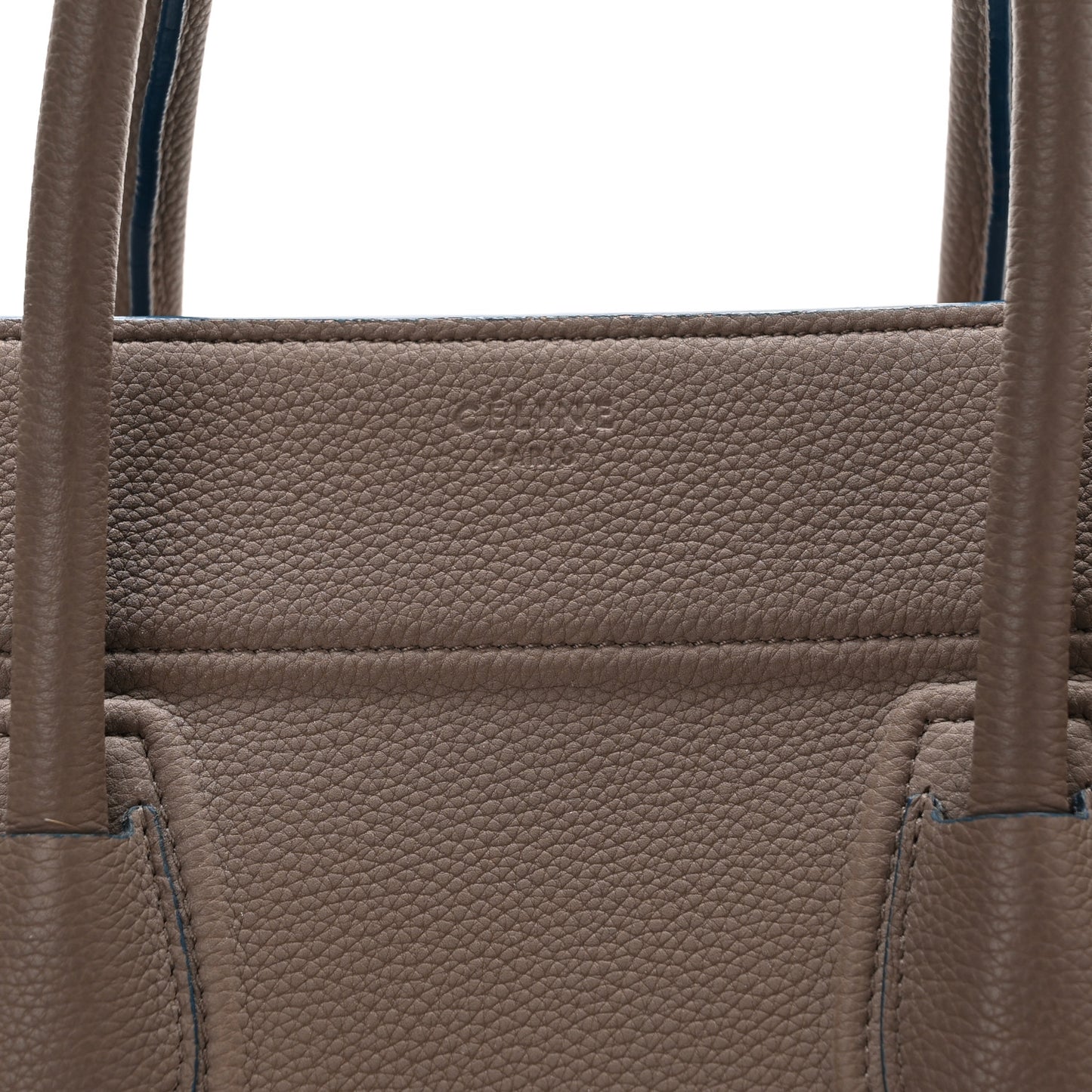 Baby Grained Calfskin Medium Phantom Luggage Taupe