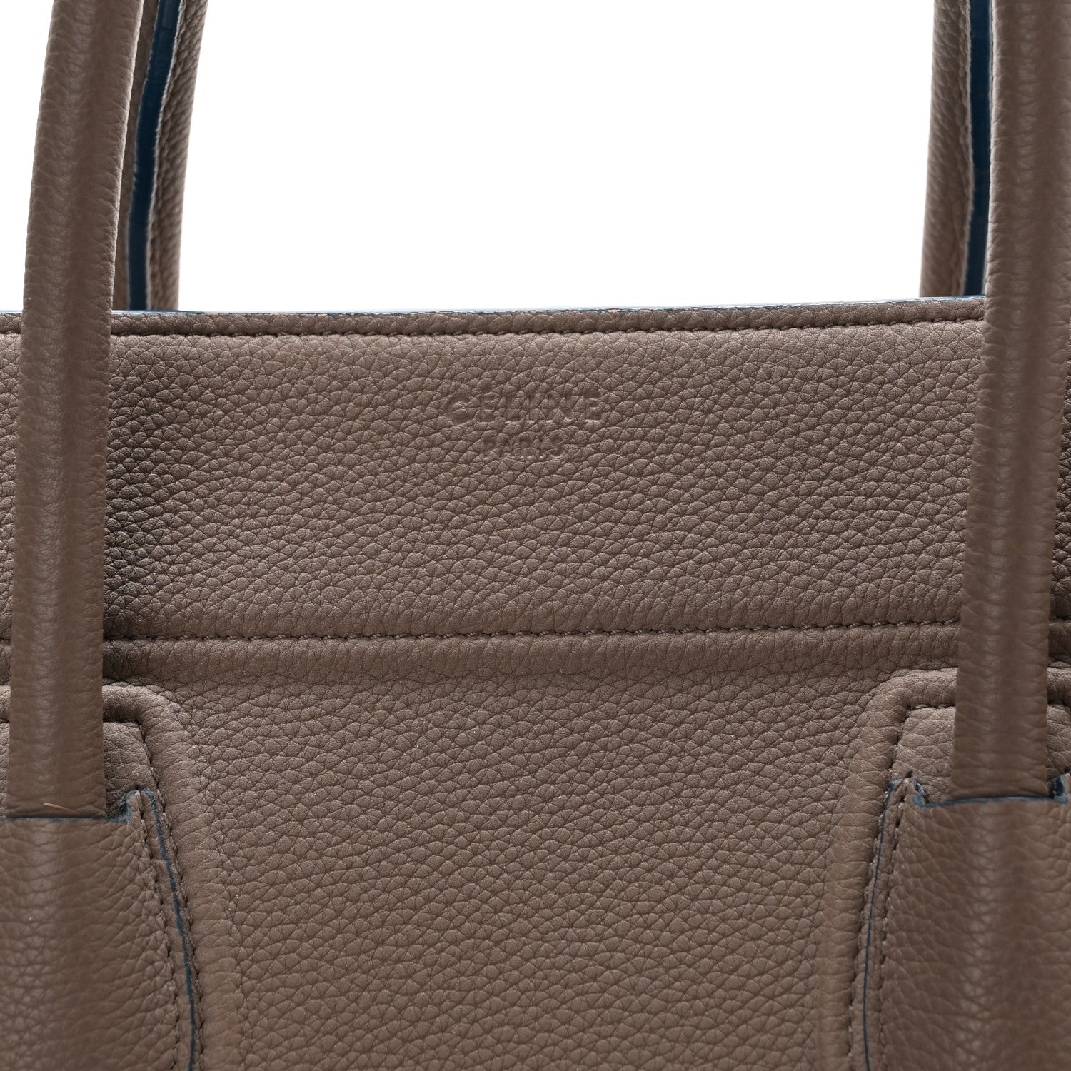 Celine Baby Grained Calfskin Medium Phantom Luggage Taupe 6 of 16