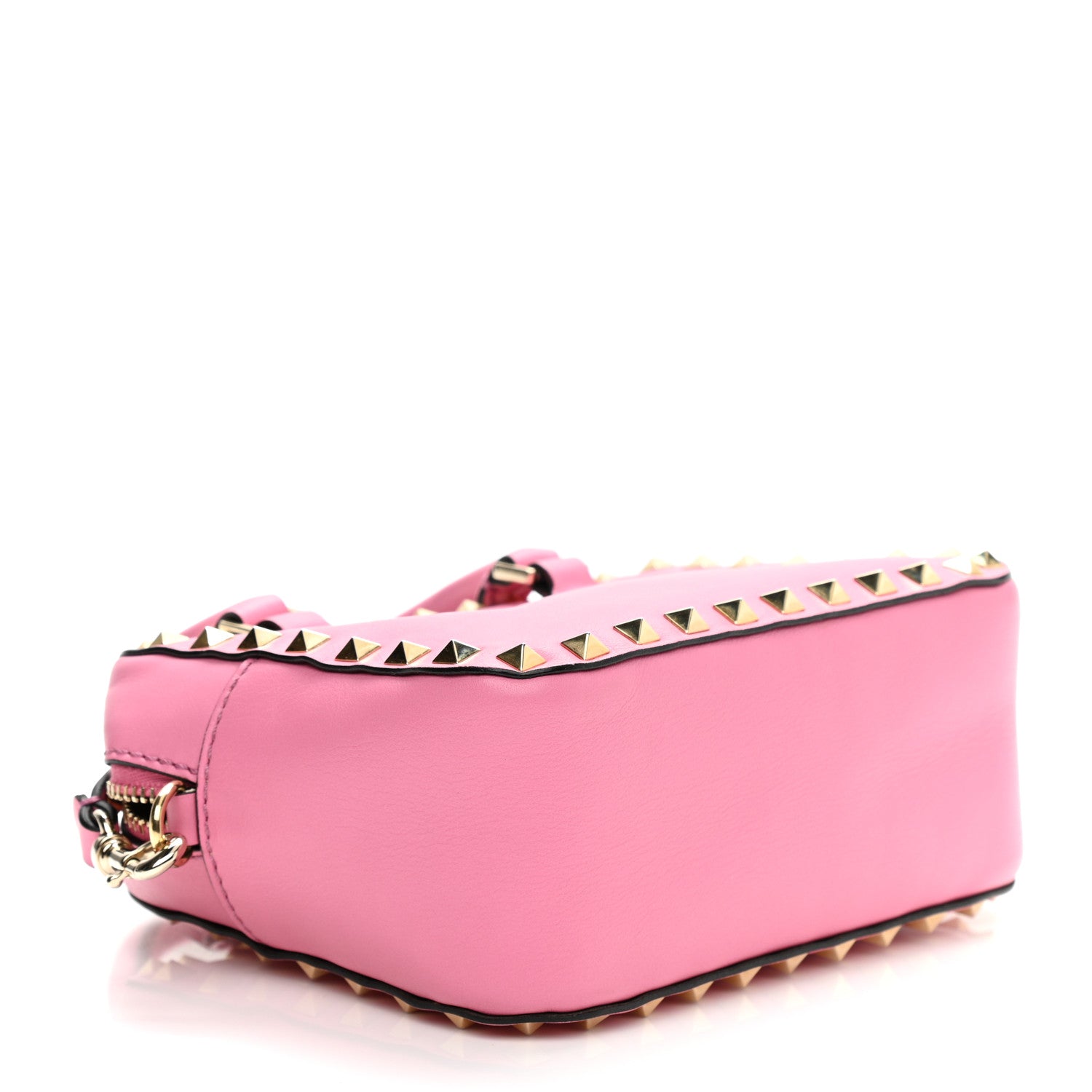 Valentino Garavani Vitello Mini Rockstud Convertible Satchel Ninphea 4 of 10