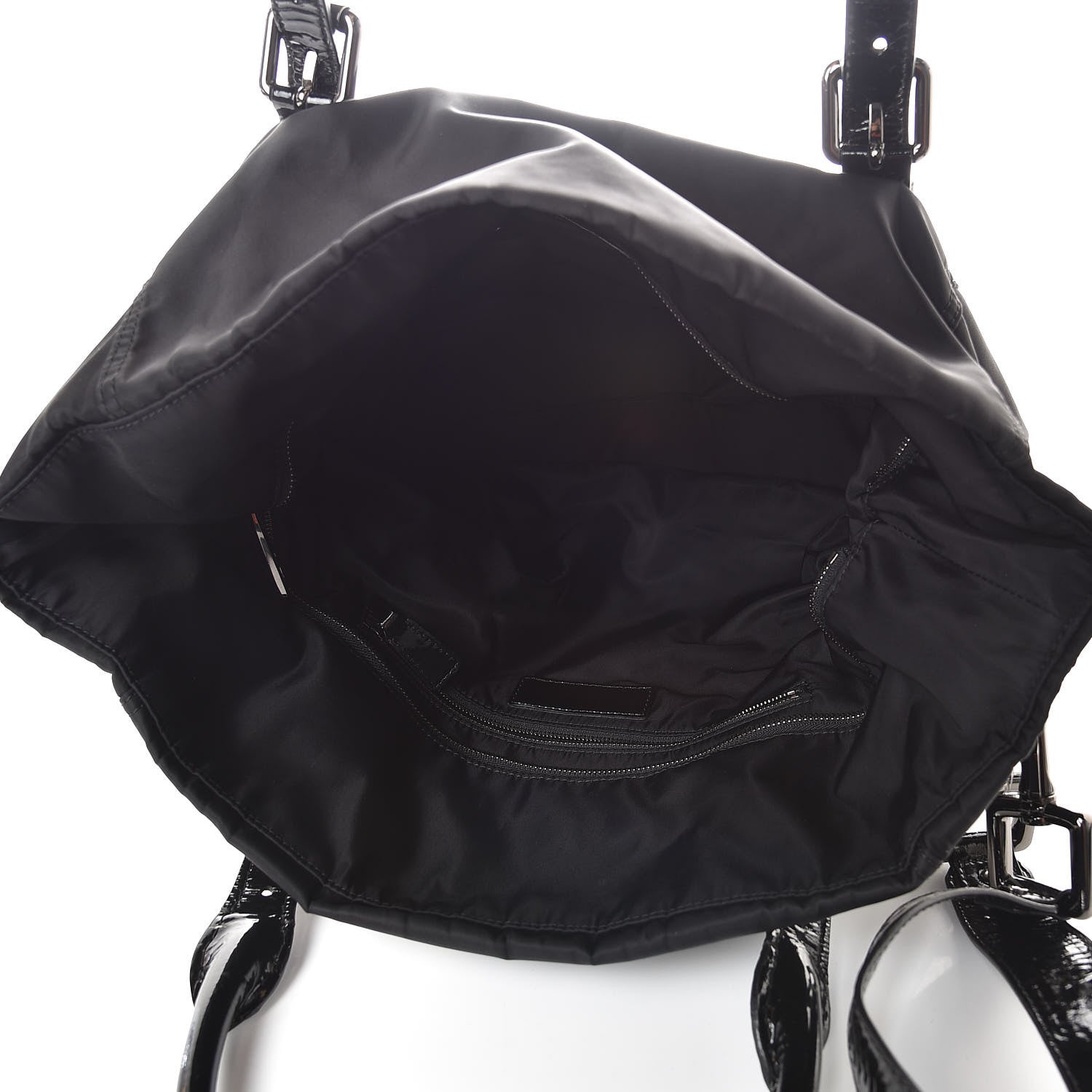 Burberry Nylon Patent Tote Black 5 of 9