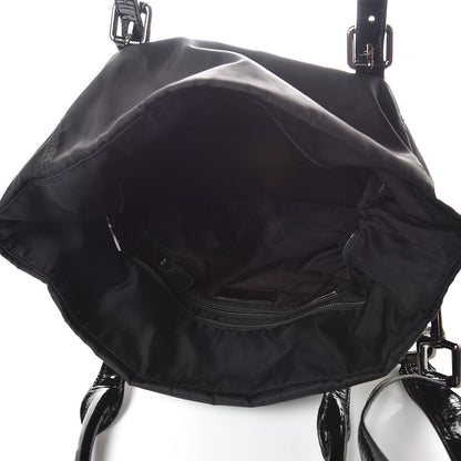 Burberry Nylon Patent Tote Black 5 of 9