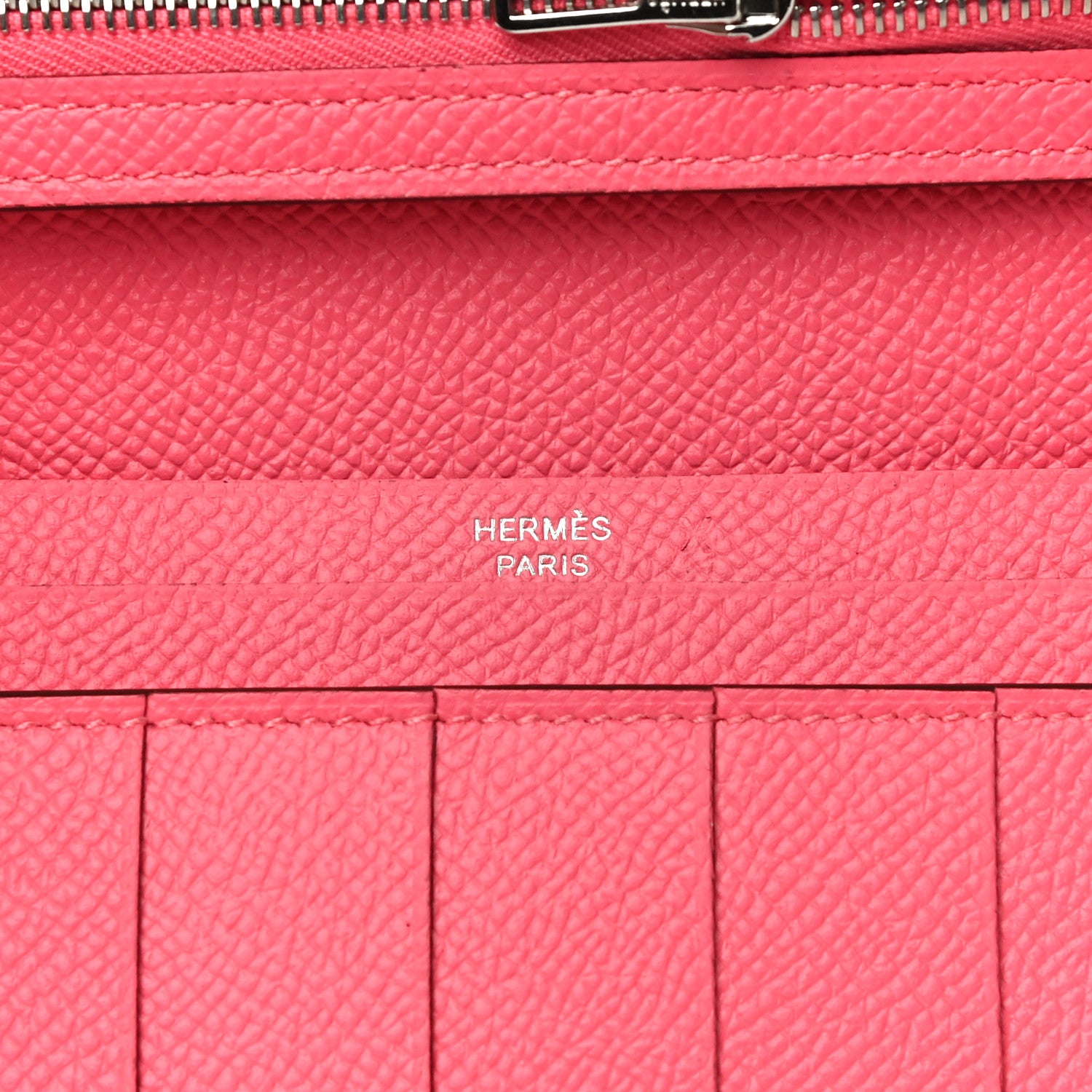 Hermes Epsom Bearn Gusset Wallet Rose Azalee 6 of 10