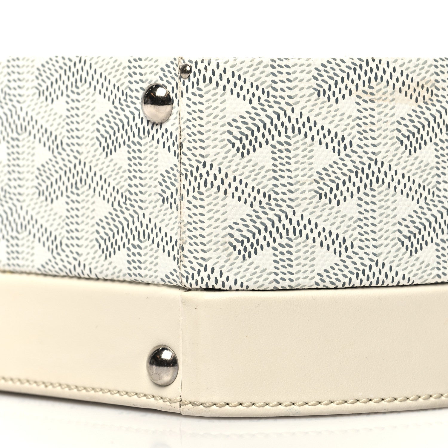 Goyard Goyardine Alto Hatbox White 9 of 10