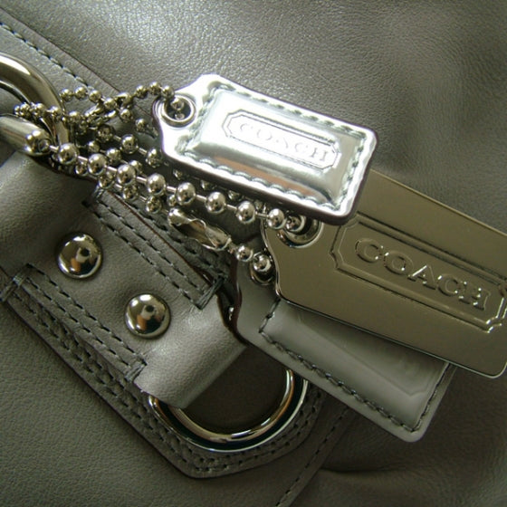 FASHIONPHILE COACHLeatherMadisonSABRINAToteGrey 7 of 10