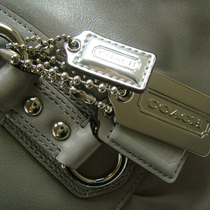 FASHIONPHILE COACHLeatherMadisonSABRINAToteGrey 7 of 10