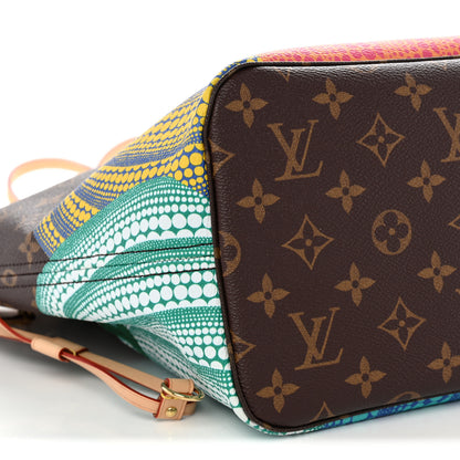 Louis Vuitton LV X YK Monogram Kusama Pumpkin Neverfull MM 10 of 11