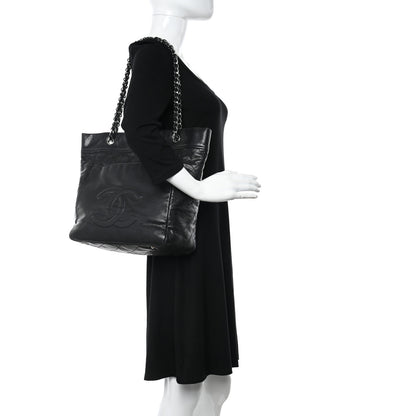 Chanel Soft Caviar Large Timeless CC Shoulder Bag Black 2 of 12