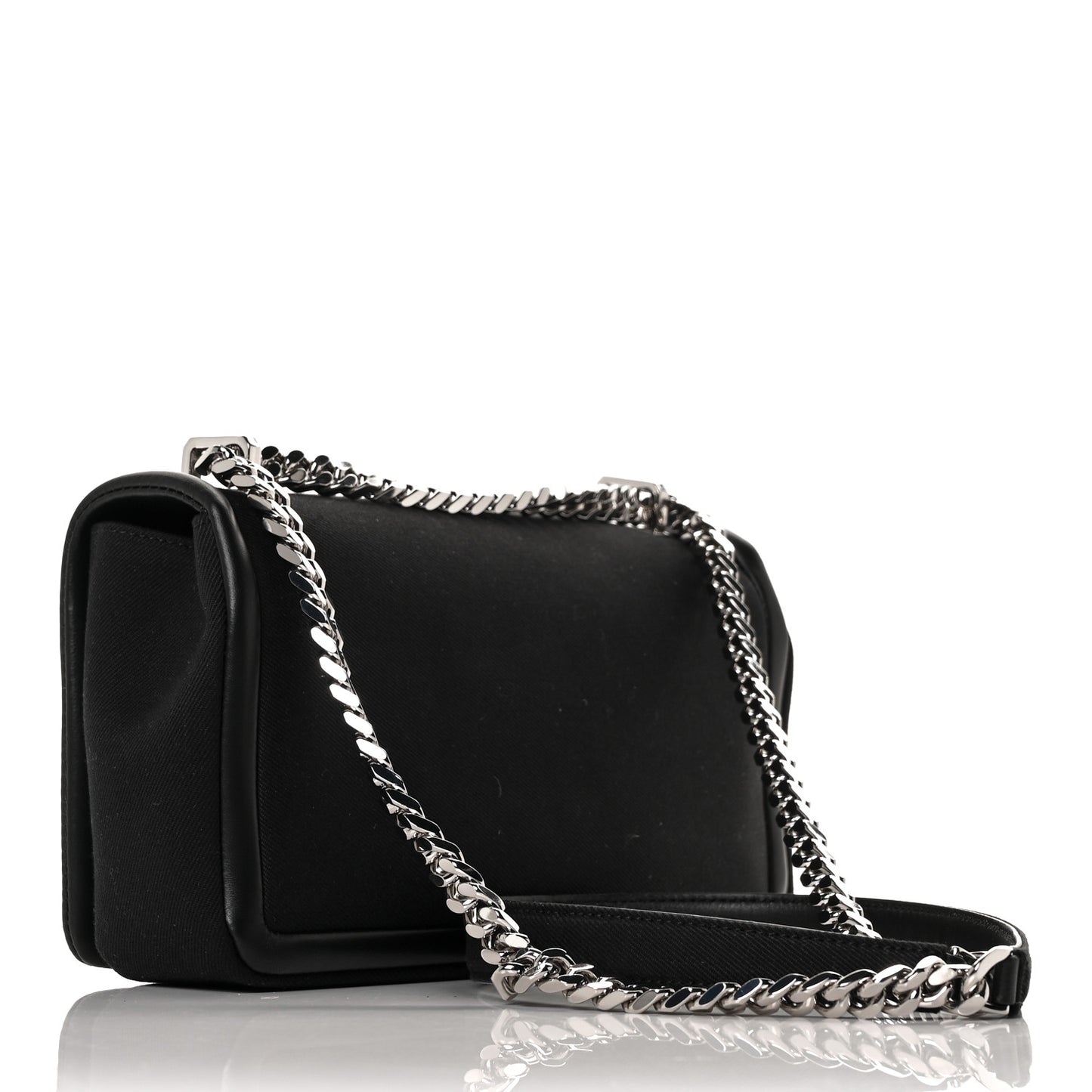 Canvas Printed Small Love Lola Bag Black