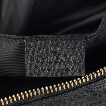 Gucci Pebbled Calfskin Soho Medium Cosmetic Case Black 6 of 7