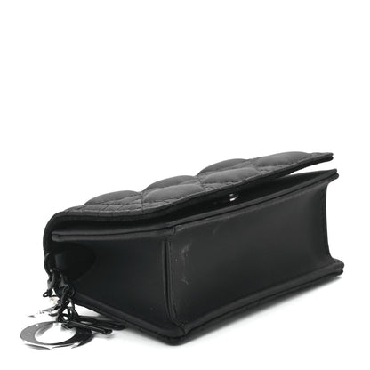 Christian Dior Ultra Matte Calfskin Cannage Mini Waist Pouch on Chain Black 4 of 9