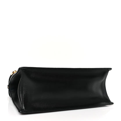 Prada City Calfskin Saffiano Cahier Top Handle Bag Black 4 of 8