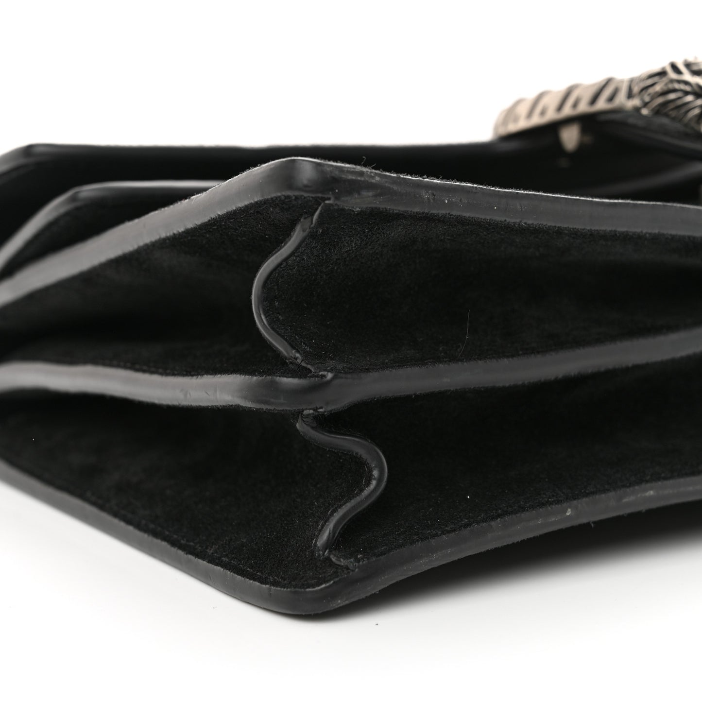 Suede Small Dionysus Shoulder Bag Black