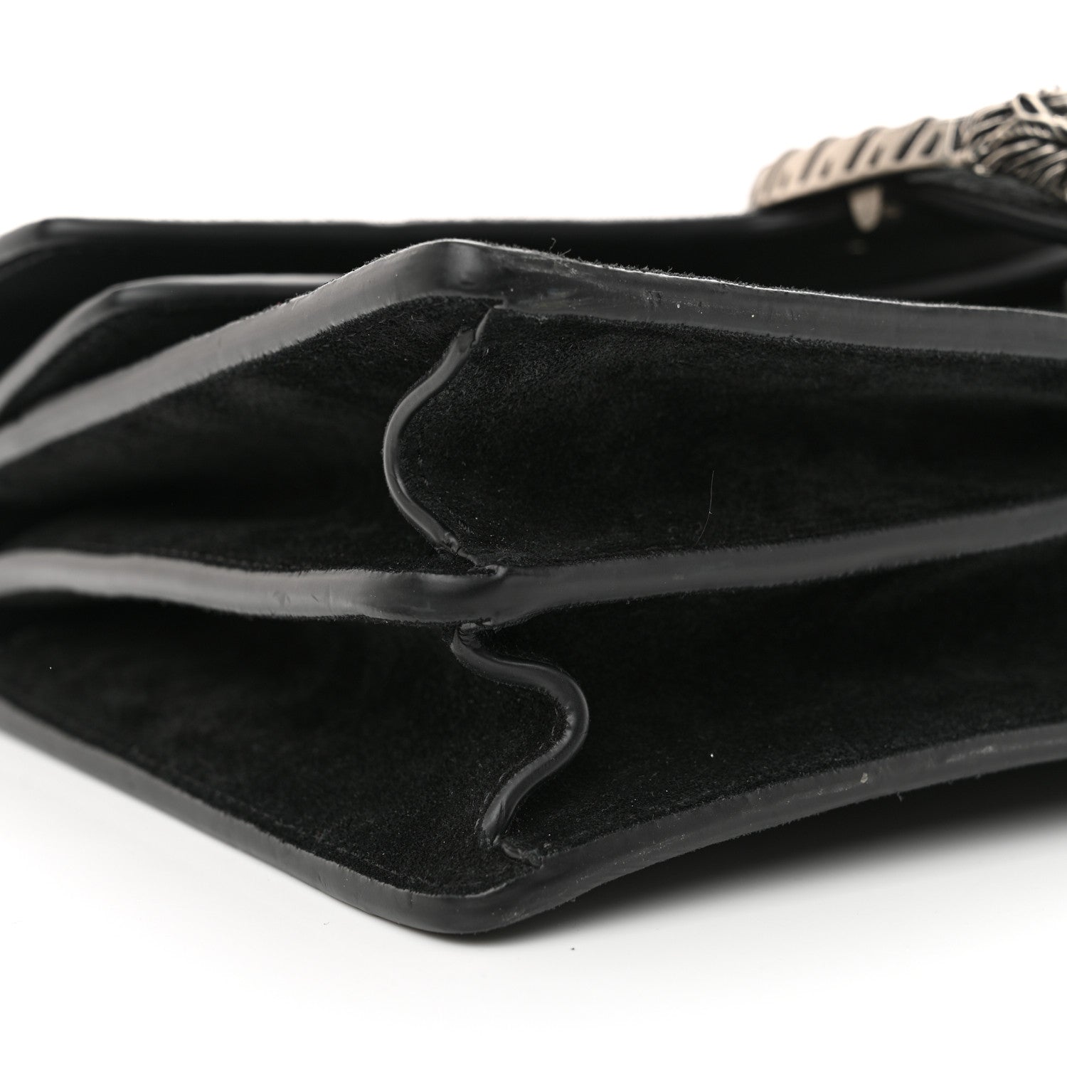 Gucci Suede Small Dionysus Shoulder Bag Black 9 of 11