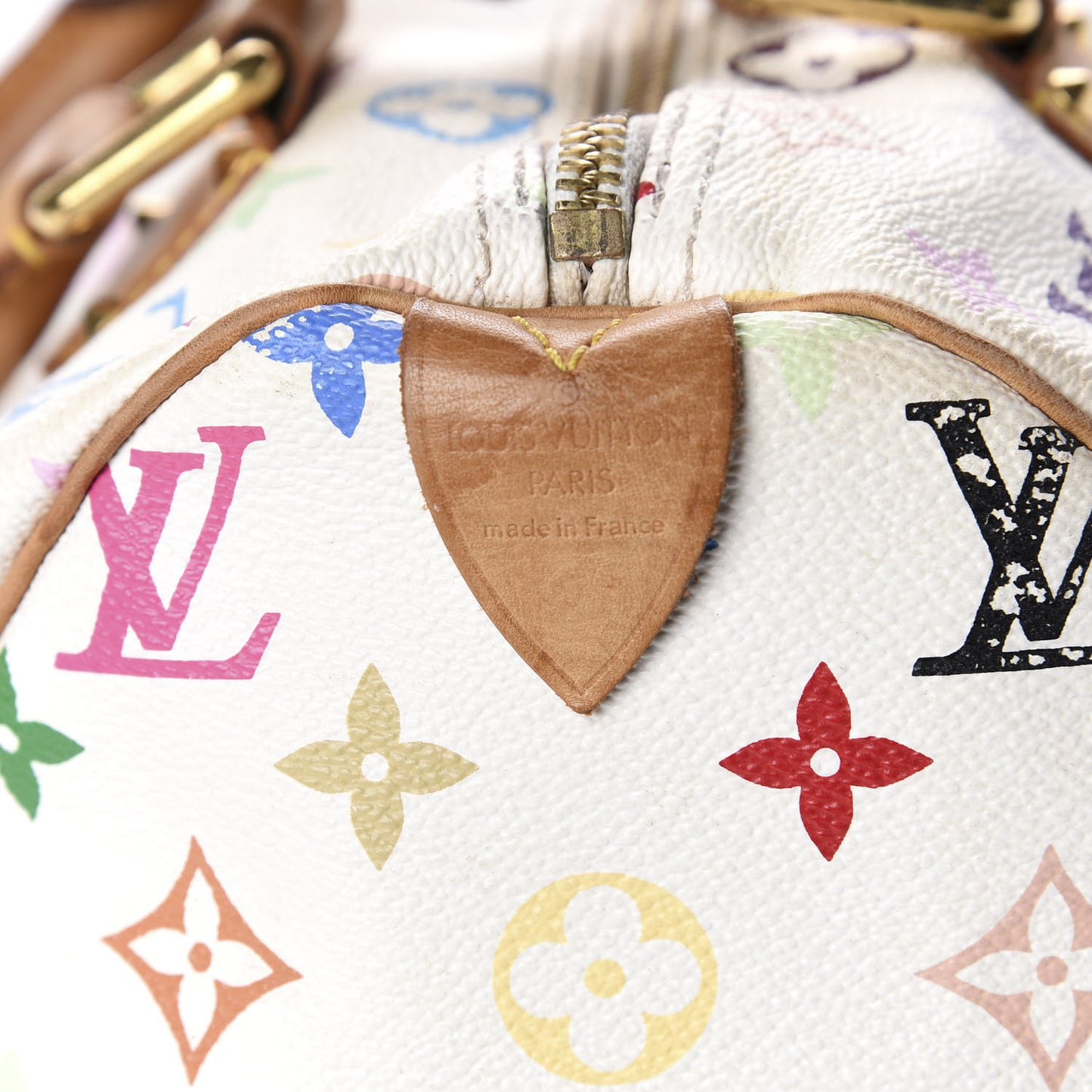 Monogram Multicolor Speedy 30 White