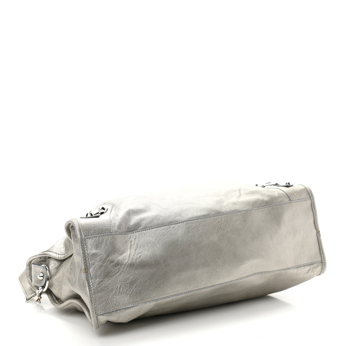 Agneau Classic Silver Hardware City Silver