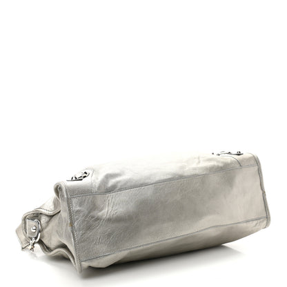 Balenciaga Agneau Classic Silver Hardware City Silver 4 of 10