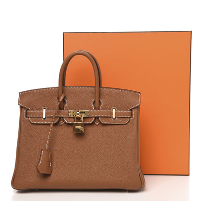 Hermes Togo Birkin 25 Gold 10 of 10