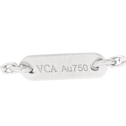 Van Cleef & Arpels 18K White Gold Turquoise Sweet Alhambra Butterfly Bracelet 4 of 6