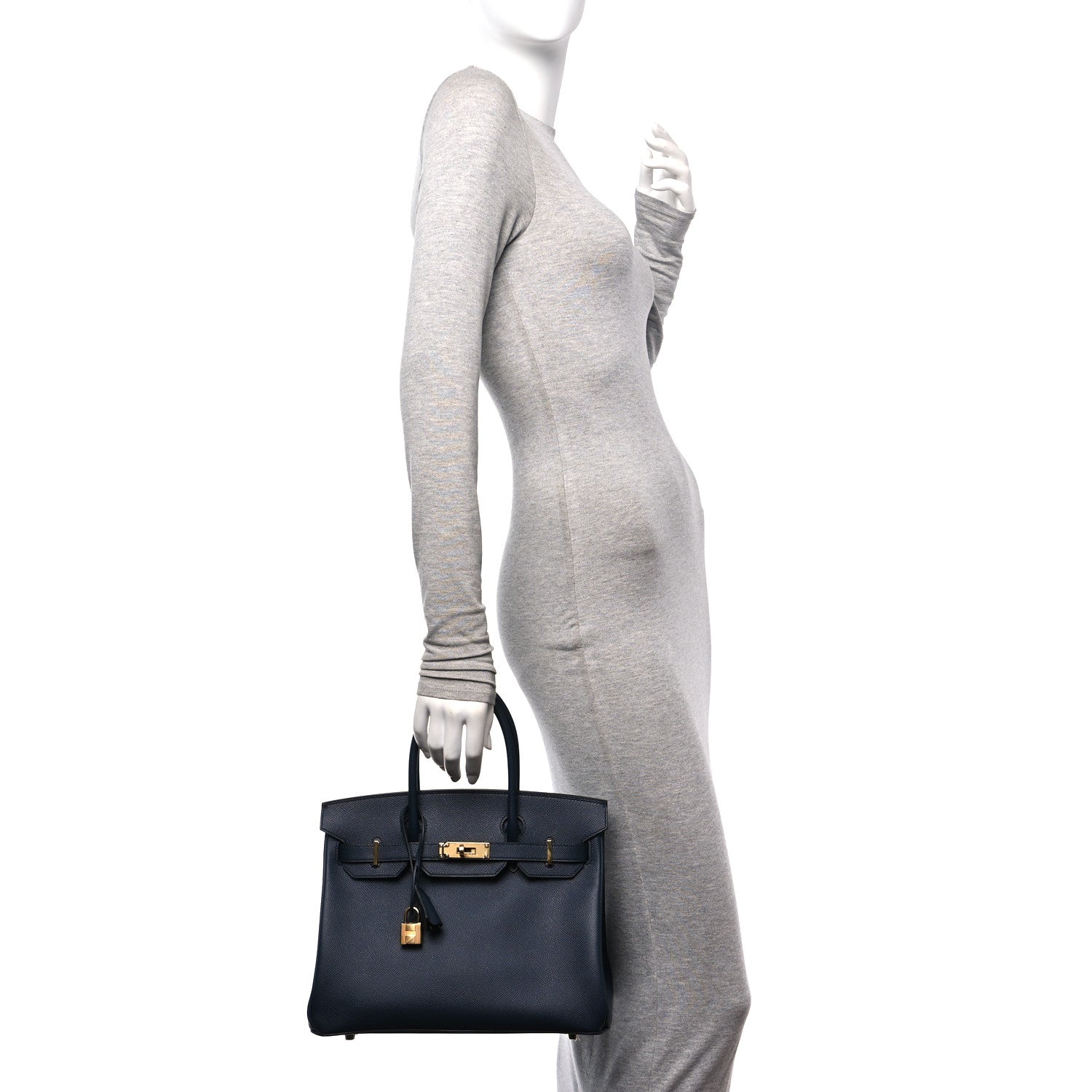 Hermes Epsom Birkin 30 Bleu Indigo 2 of 10