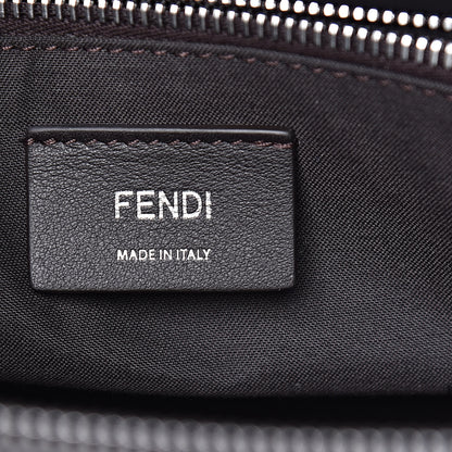 Fendi Vitello Dolce 4 Color Medium By The Way Boston Bag Carbone Grigio Polvere Multicolor 7 of 11