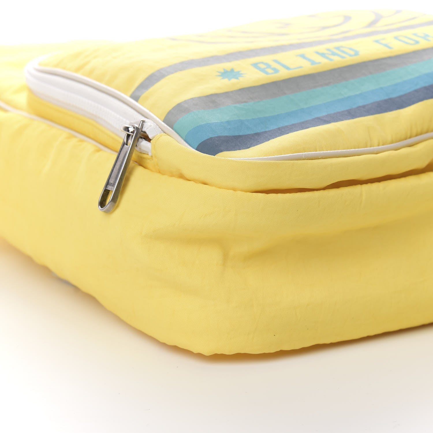 Gucci Nylon Twill Blind For Love Backpack Yellow 7 of 8