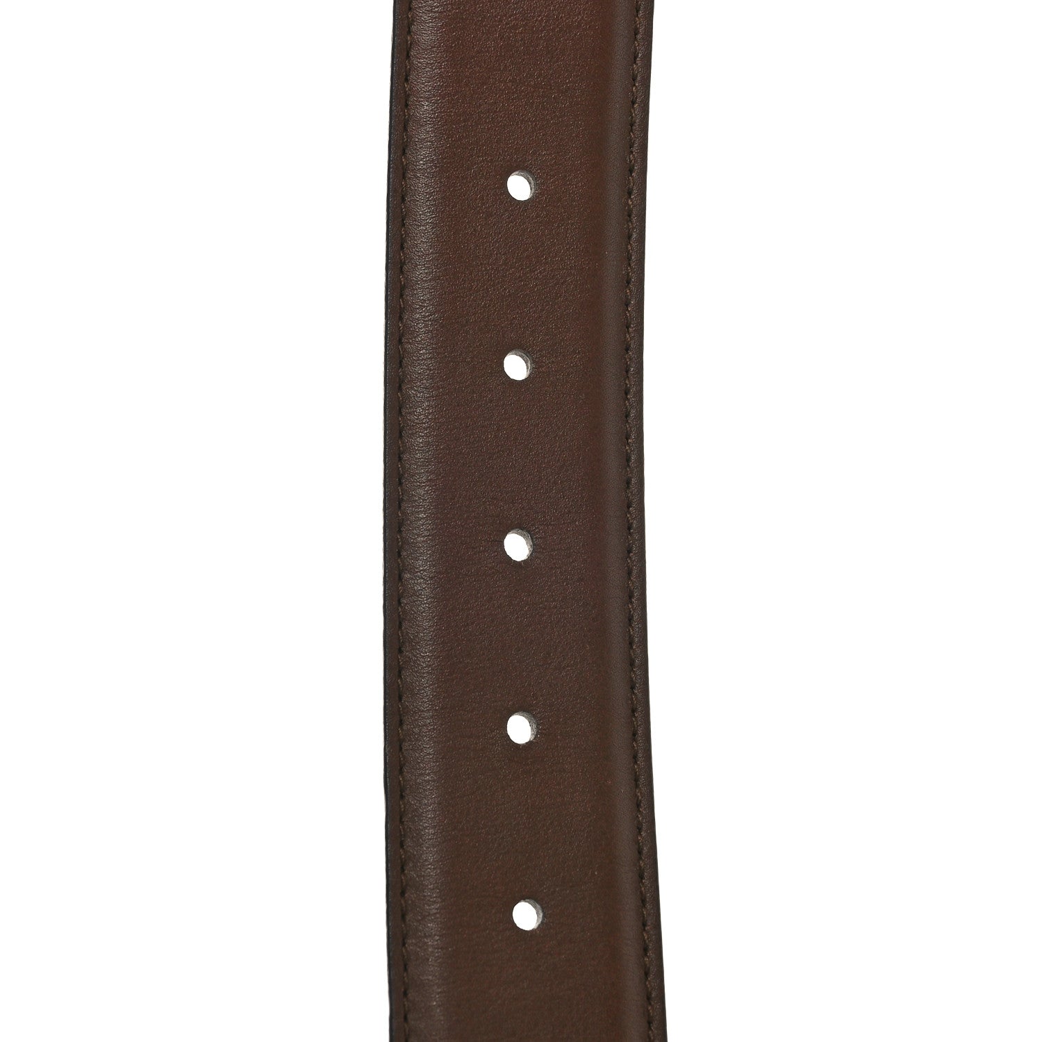 Gucci Calfskin Interlocking G 37mm Belt 70 28 Nut Brown 5 of 7