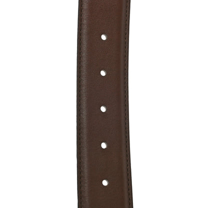 Gucci Calfskin Interlocking G 37mm Belt 70 28 Nut Brown 5 of 7