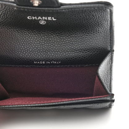 Chanel Caviar Quilted Flap Card Holder Black 5 of 8