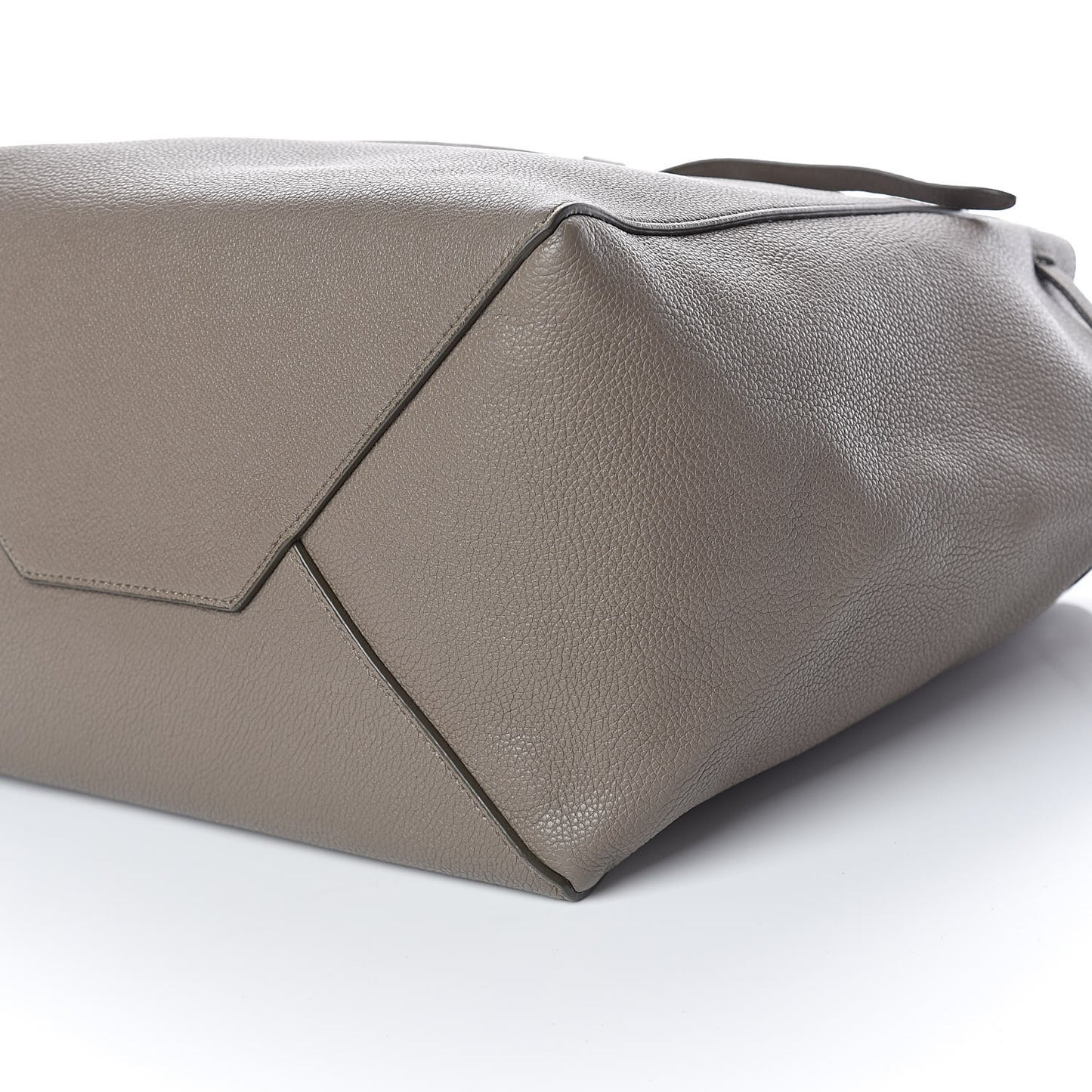 Soft Grained Calfskin Small Belt Cabas Phantom Taupe