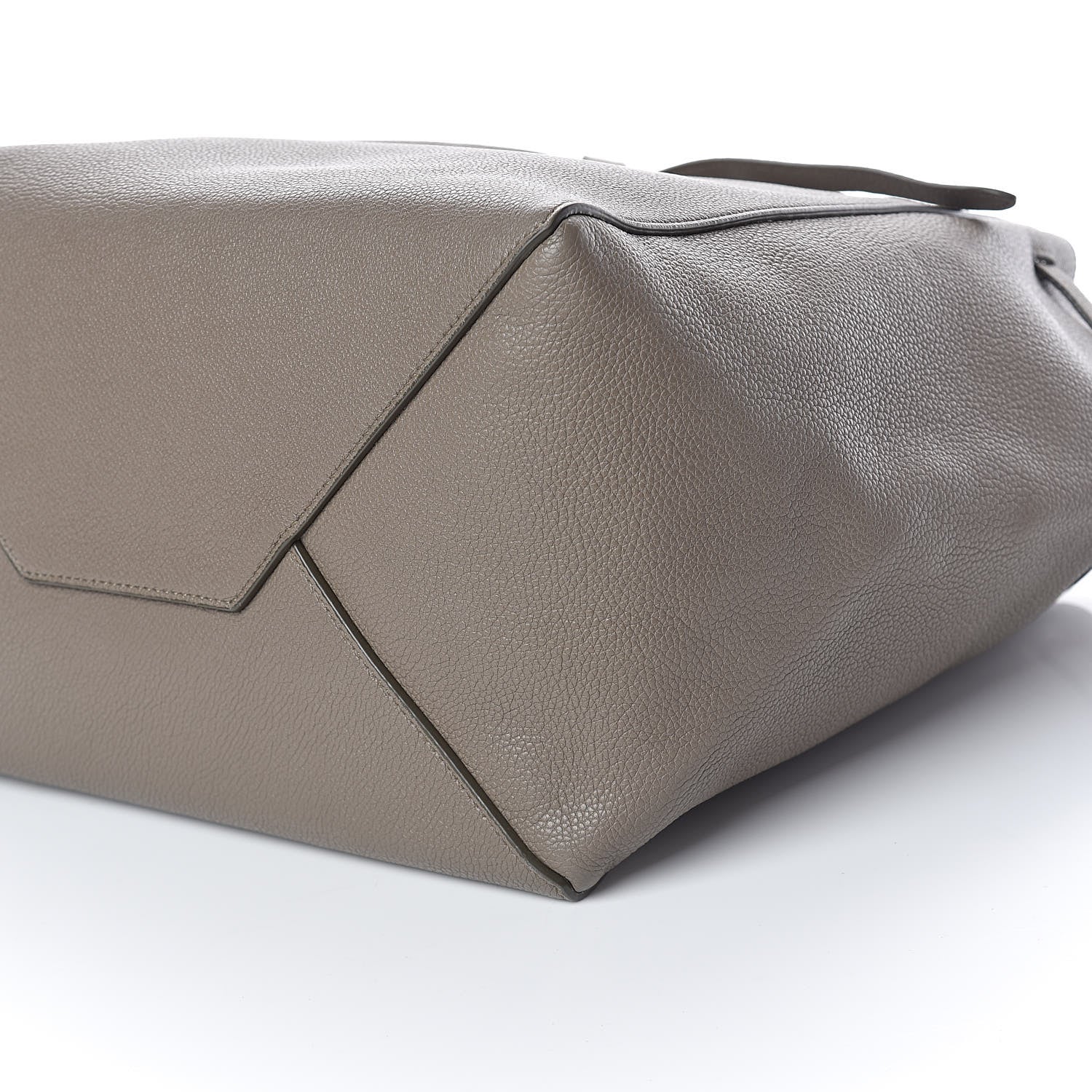 Celine Soft Grained Calfskin Small Belt Cabas Phantom Taupe 10 of 17