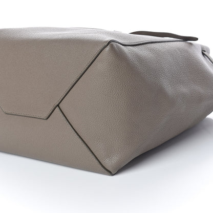 Celine Soft Grained Calfskin Small Belt Cabas Phantom Taupe 10 of 17